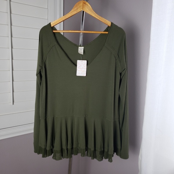 Free People Tops - We the Free by Free People Tangerine Tee